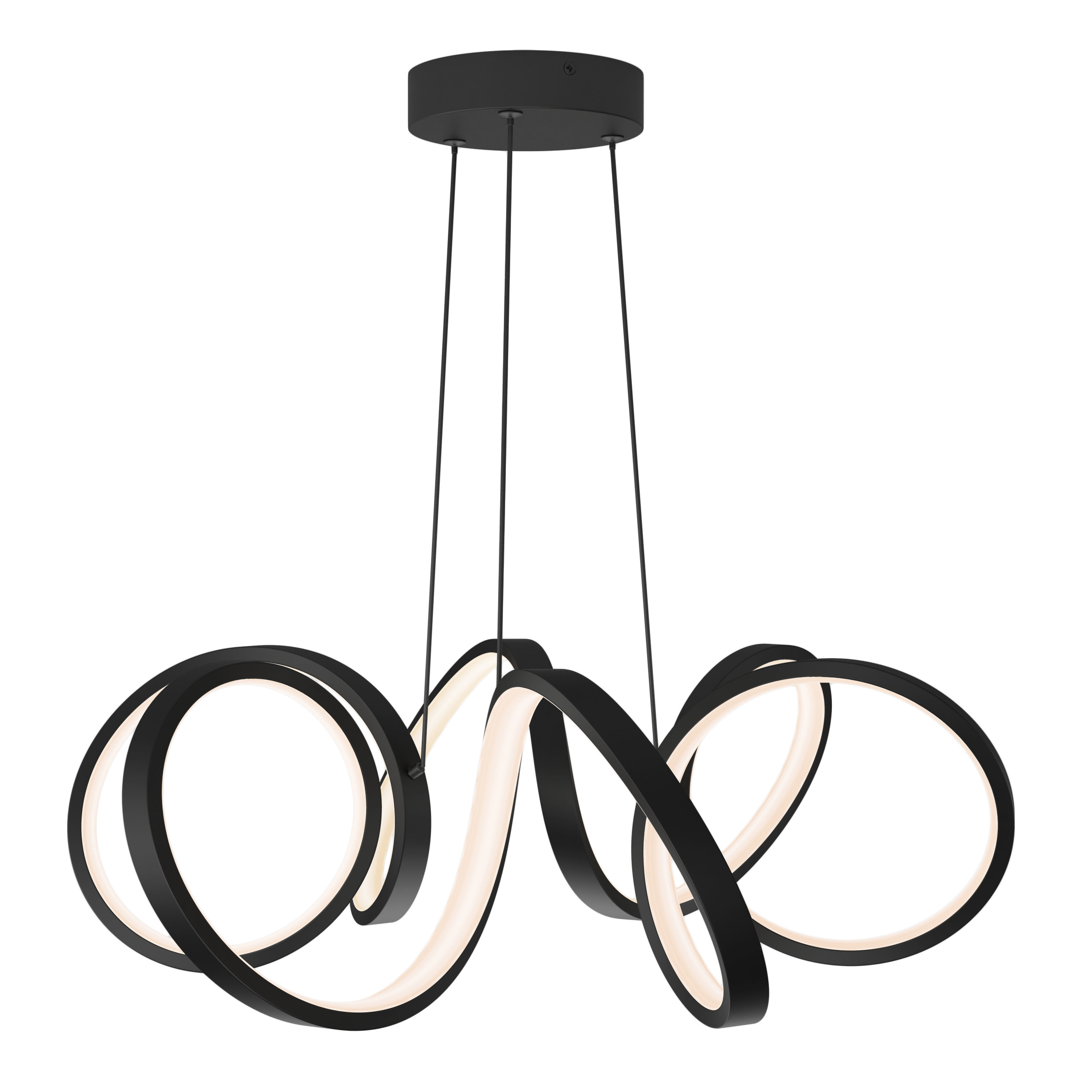 Artika Swirl Ribbon Pendant Chrome & Reviews - Wayfair Canada
